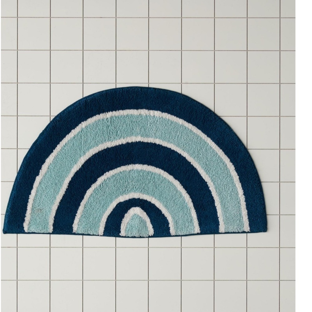 Urban Outfitters Shaped Rainbow Bath Mat NWT